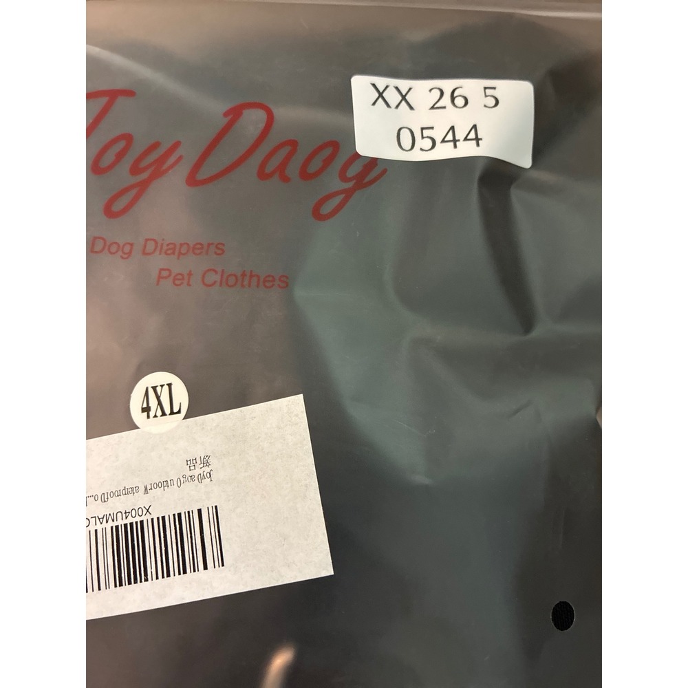 JoyDaog 4XL Winter Dog Jacket Waterproof Reflective Fleece Lined Harness Black - Picture 9 of 9